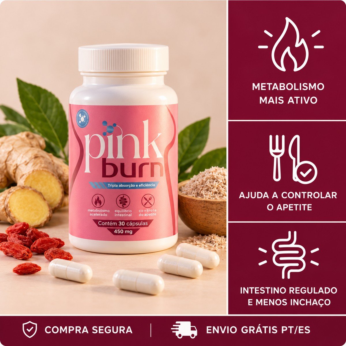 PINK BURN — metabolismo, apetite e intestino