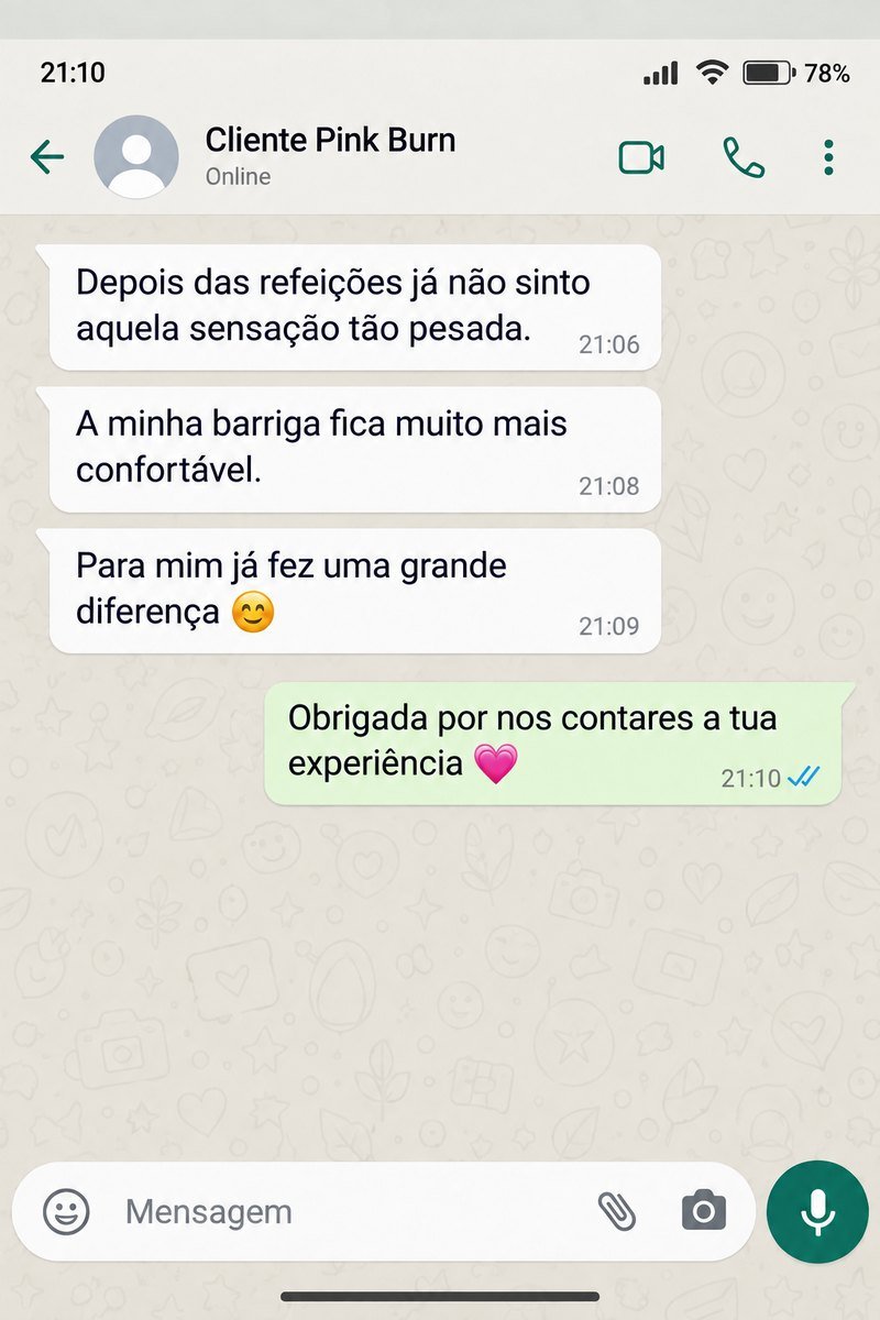 Mensagem de uma cliente